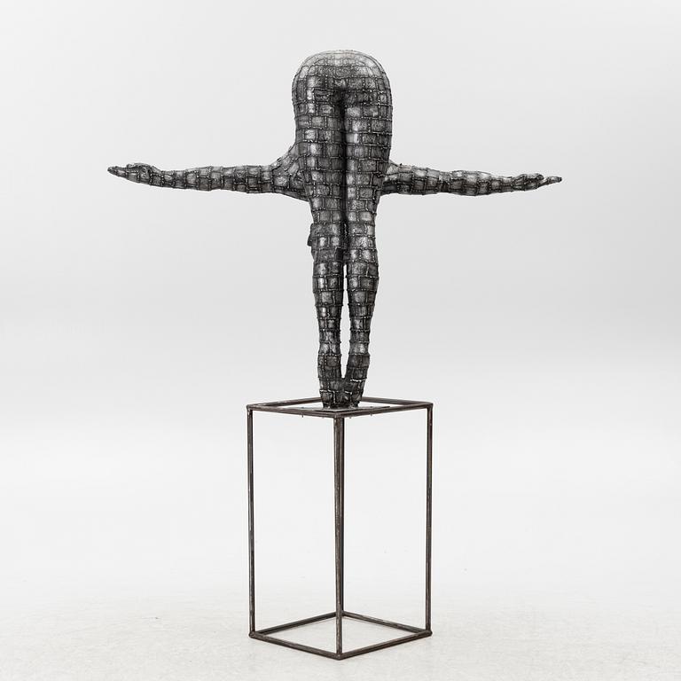 Dekorativ skulptur, patinerad aluminium, Art People Gallery Paris, 2000-tal.