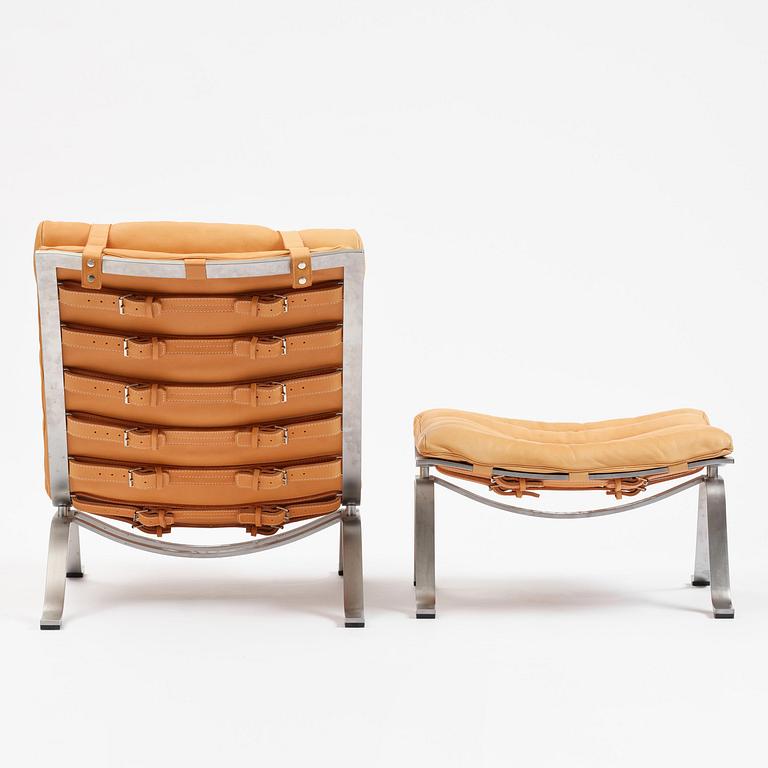 Arne Norell, an “Ari” easy chair with ottoman, Norell Möbel, Aneby.
