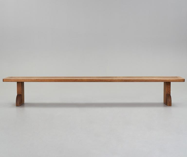 Axel Einar Hjorth, a stained pine "Sandhamn" bench, Nordiska Kompaniet, 1931.