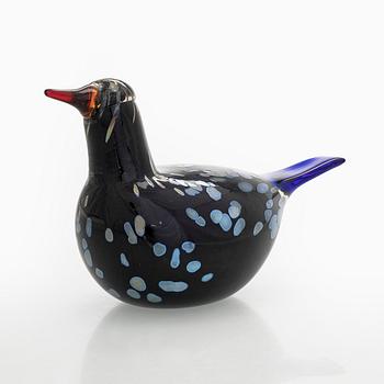 Oiva Toikka, a "Wildwood Cuckoo" annual glass bird, signed O. Toikka Nuutajärvi 2003.