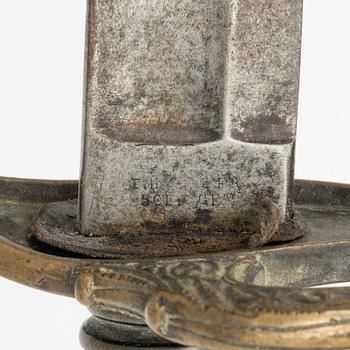 A 19th century Dutch/German sabre.