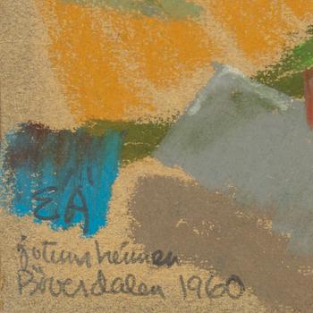 Erling Ärlingsson, pastel, signed and dated 1960.