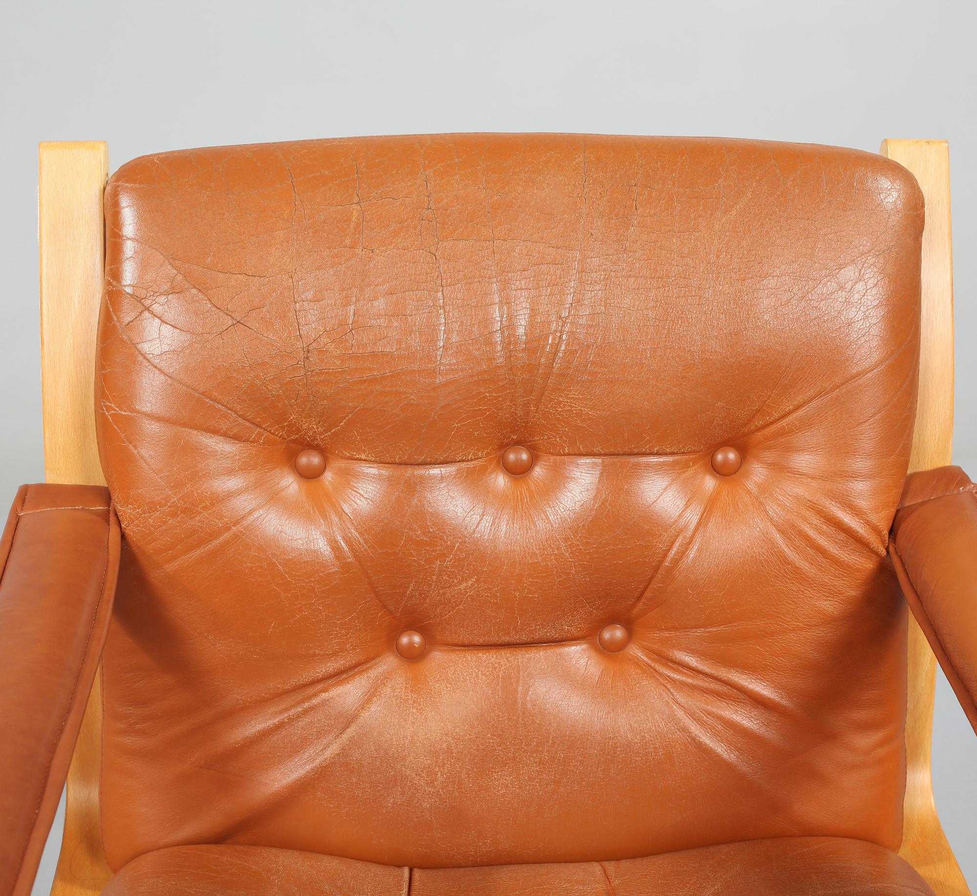 FÅTÖLJER, ett par, Westnofa Furniture, Norge, 1900-talets andra hälft.