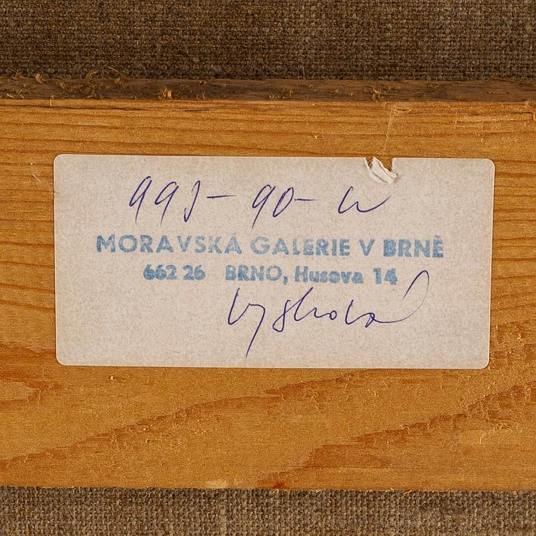 Josef Vohrabal, oil on canvas, signed and dated 1970.