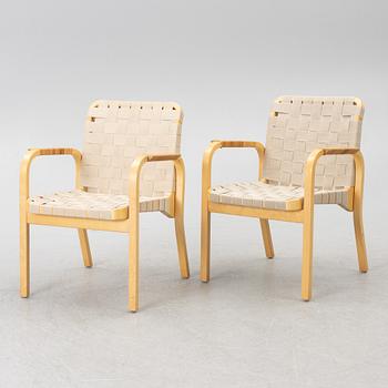 Alvar Aalto, Armchairs, a pair, model 45, Artek, Finland.