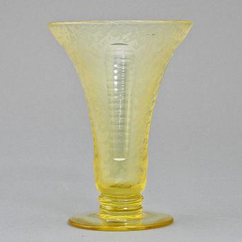 VAS, glas, Nordisk Kristallindustri, 1940-tal.