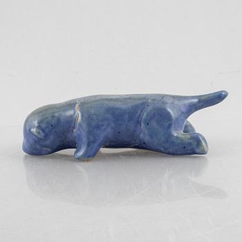 Ulla Kraitz, two stoneware sculptures, own studio, Fogdarp.