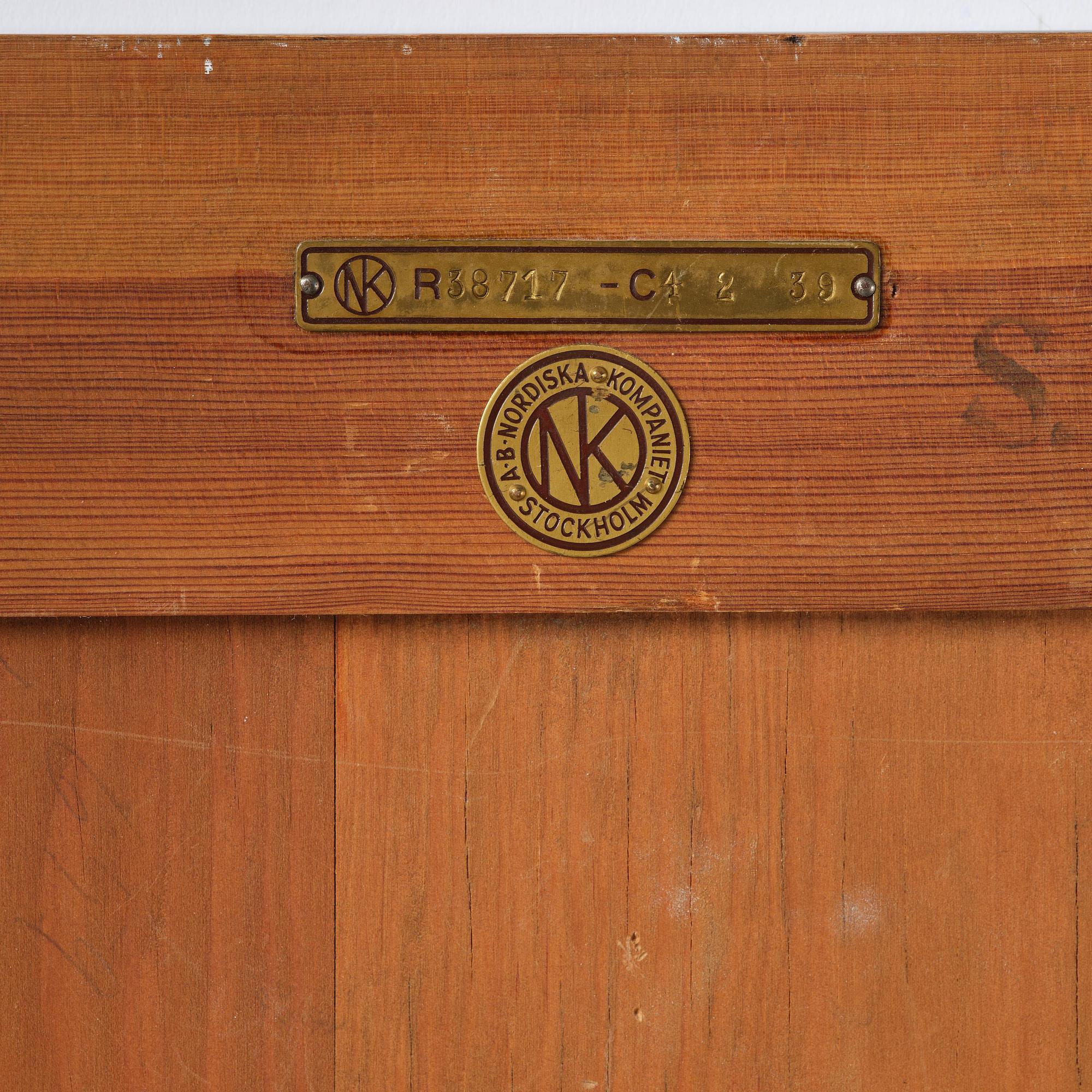 Axel Einar Hjorth, a "Dagmar" mirror, Nordiska Kompaniet, Sweden, 1939.