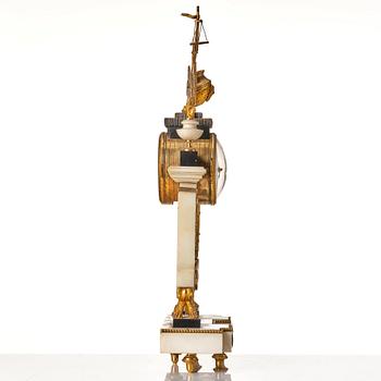 A Louis XVI 18th century mantel clock.