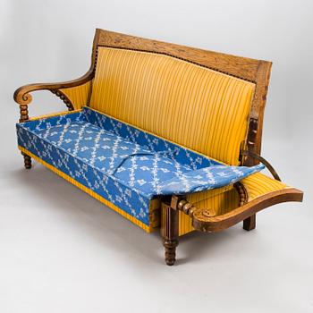 An early 20th century 3-piece Finnish Jugend sofa suite.
