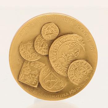 Minnesmynt/medalj 18K guld  Sporrong 1976 numrerad 40/1000.