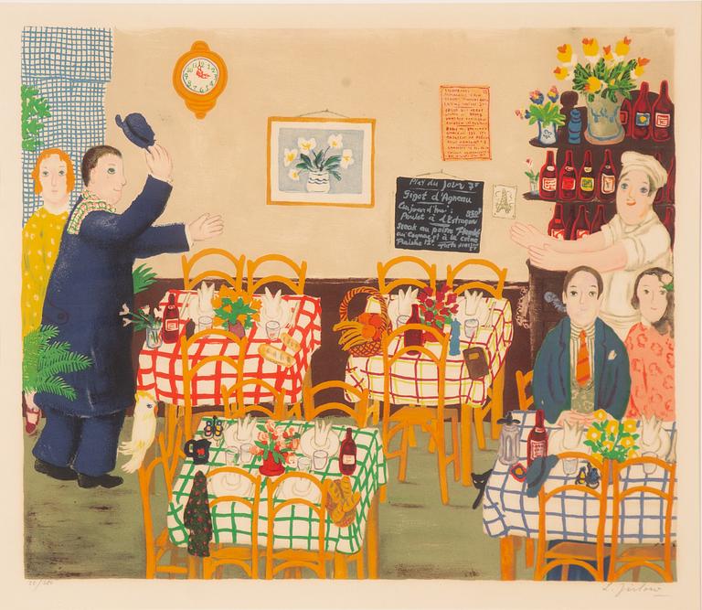 Lennart Jirlow, "Restauranginteriör".