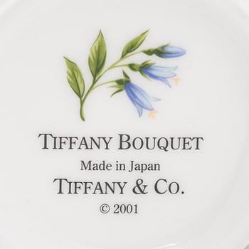 Tiffany & Co, kaffekoppar, 2 st, "Tiffany Bouquet", samt espressokoppar, 2 st, "Tiffany Floral", porslin.