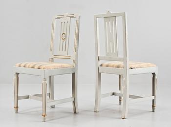 MATGRUPP, 5 delar, gustaviansk stil, 1900-tal.