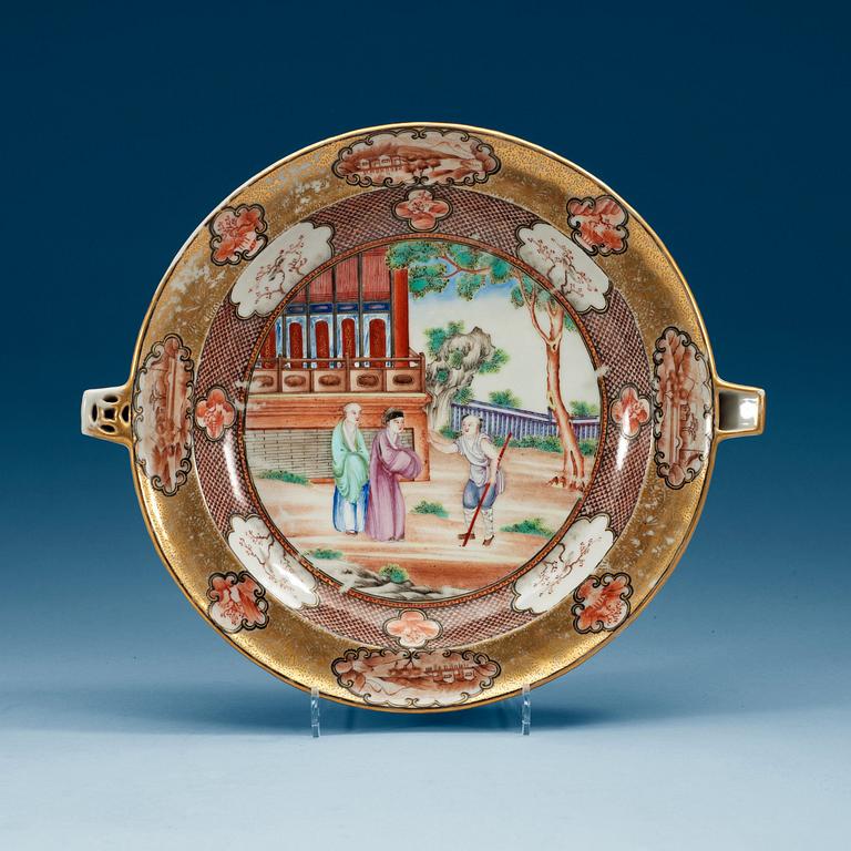 VÄRMEFAT, kompaniporslin. Qing dynastin, Qianlong (1736-95).
