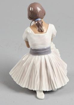 FIGURIN, porslin, Dahl Jensen, Köpenhamn, Danmark.