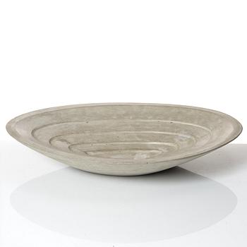 Stina Lindholm, a concrete dish, Skulpturfabriken, Sweden.