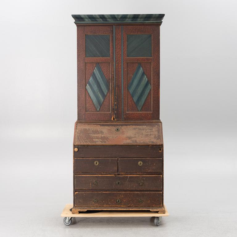 Writing cabinet, 19th century.