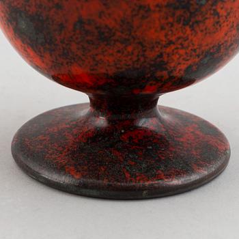 Hans Hedberg, a faience footed bowl, Biot, France.