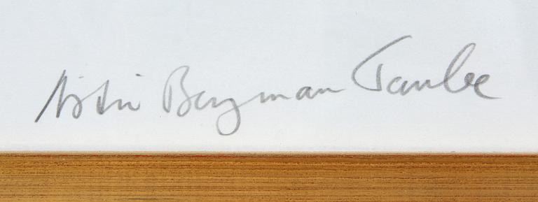 ASTRI BERGMAN-TAUBE, färglitografi, sign o numr 96/210.