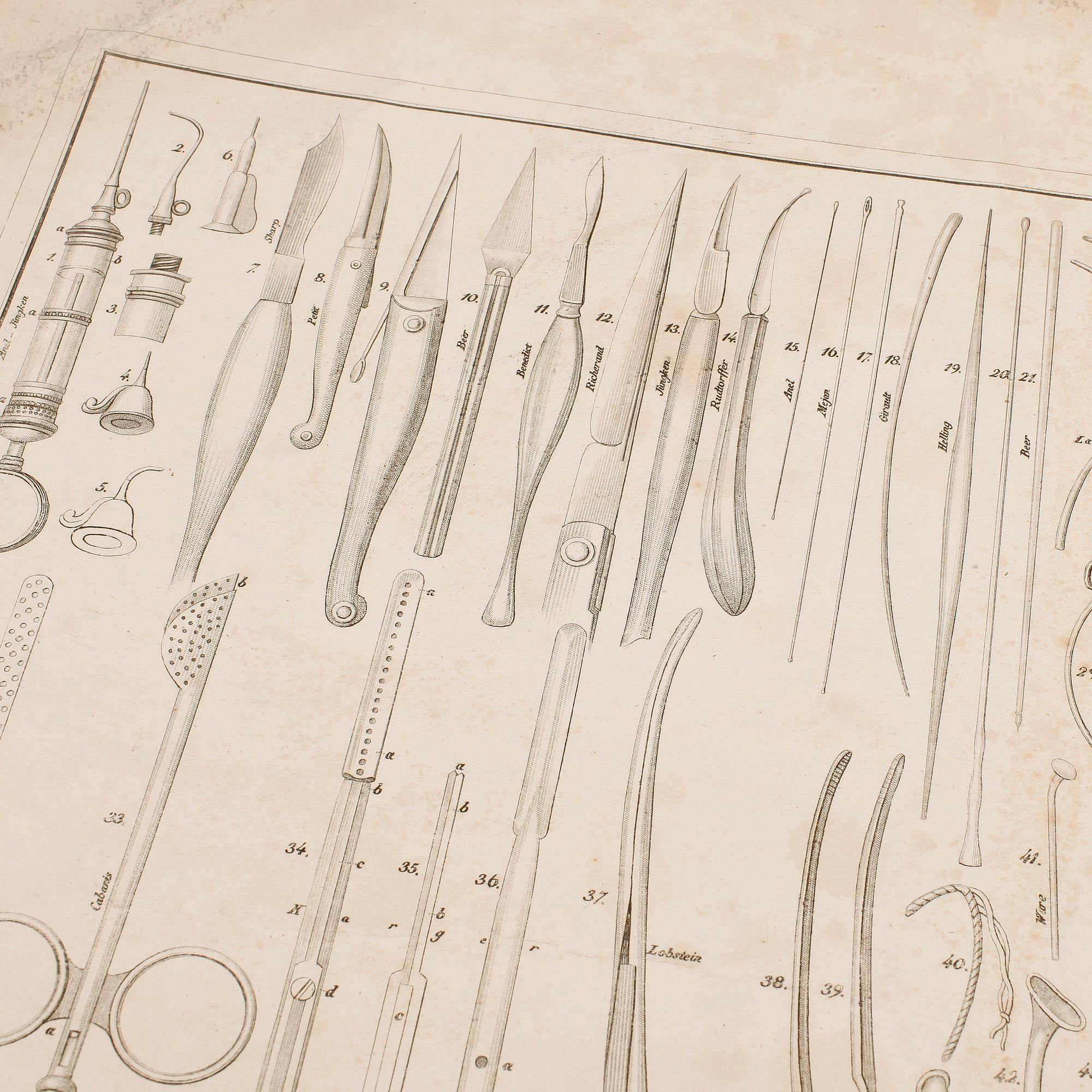 BOK, "Akiurgische abbildungen...der blutigen..operationen..", Dr. Ernst Blasius, Berlin 1833.