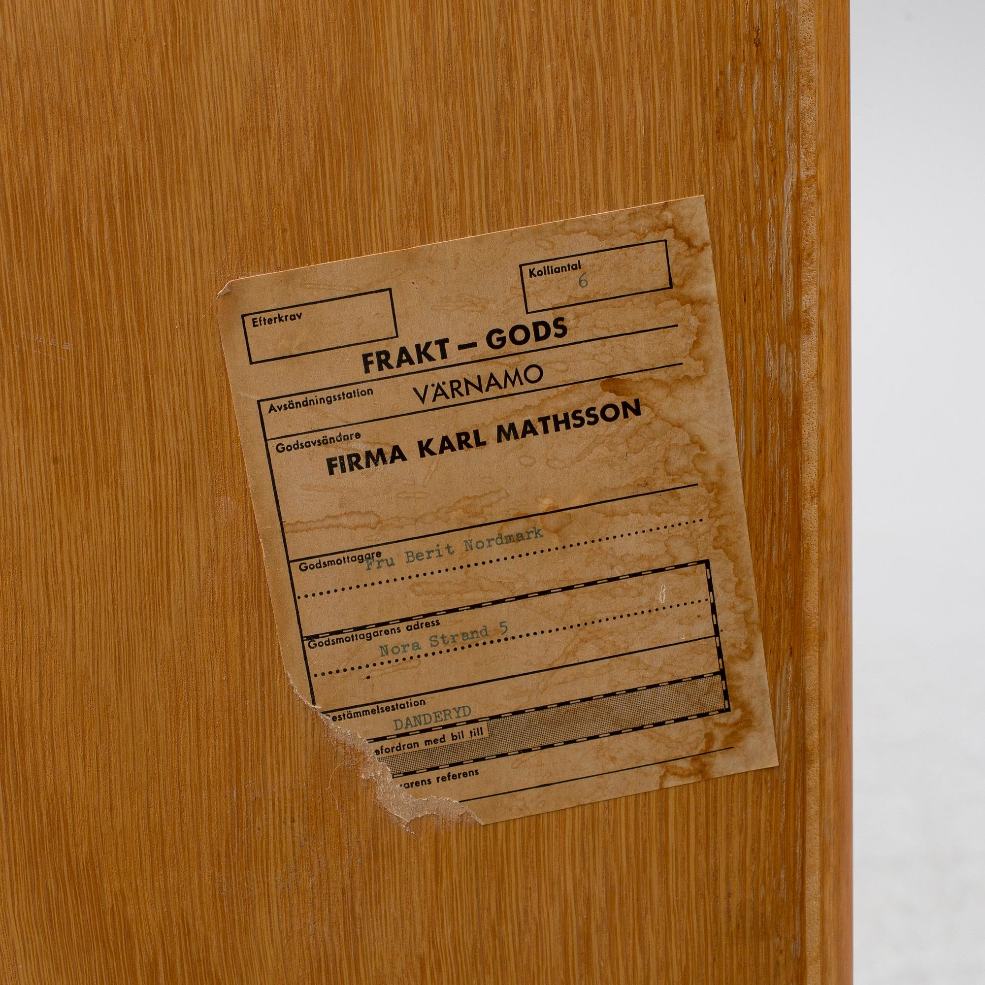 A 'Annika' bench / coffee table by Bruno Mathsson, Firma Karl Mathsson, Värnamo, Sweden 1968.