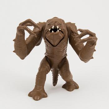 A vintage Star Wars Rancor Monster and Tie Interceptor Kenner 1980s.