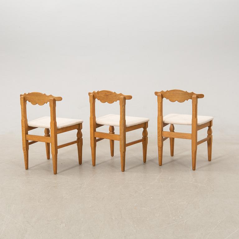 Henning Kjærnulf, dining group 7 dlr EG furniture Denmark 1960s.