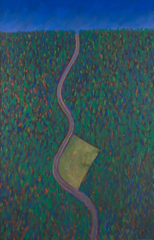 Kristian Krokfors, acrylic on canvas, signed and dated -89.