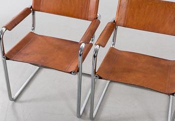 A PAIR OF ITALIAN LINA VEAM ARMCHAIRS, 1970/80's.