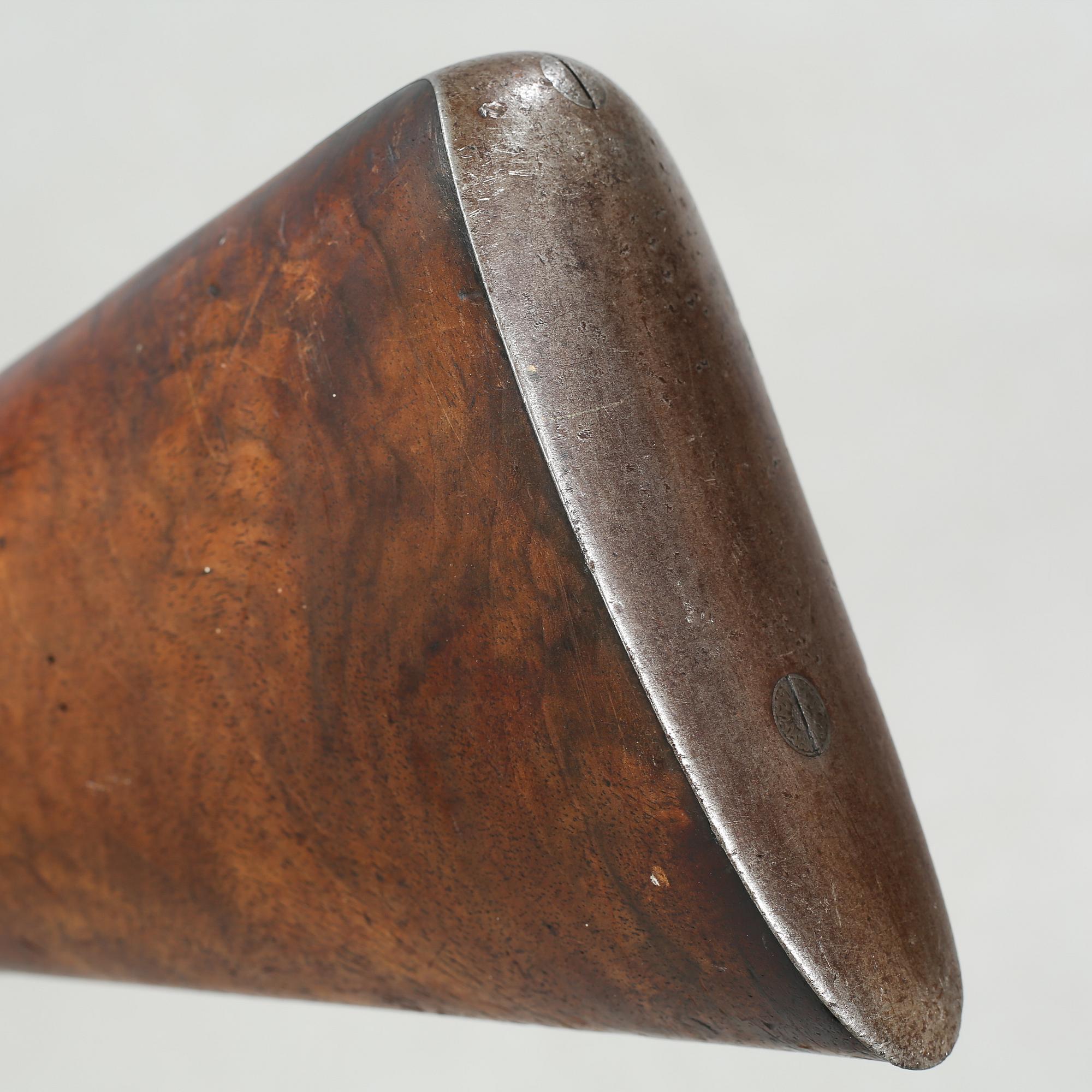 A percussion rifle by Charles William Lanchester in London, around the mid 19th century.