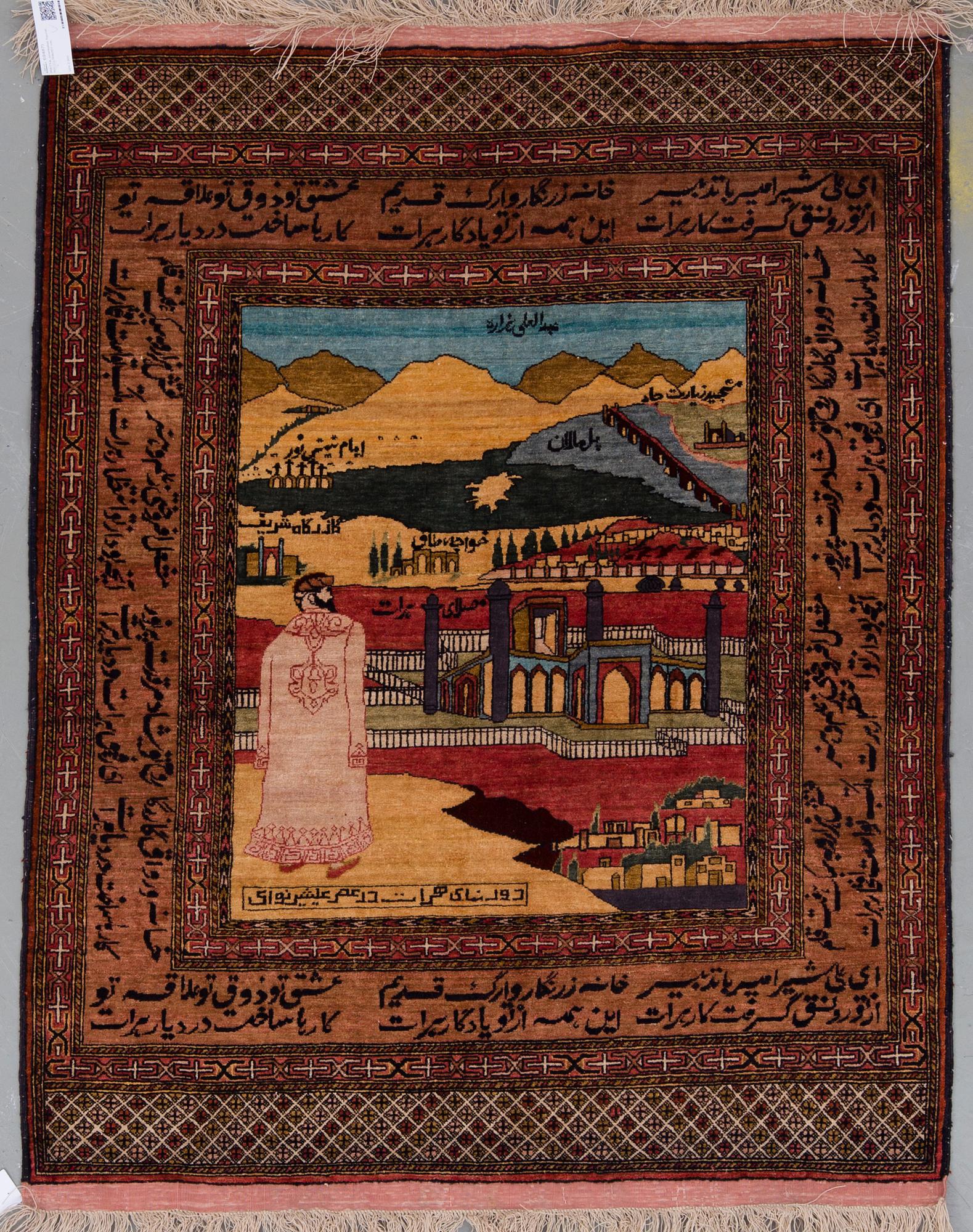 MATTA, orientalisk figural, old. Ca 139x107 cm.