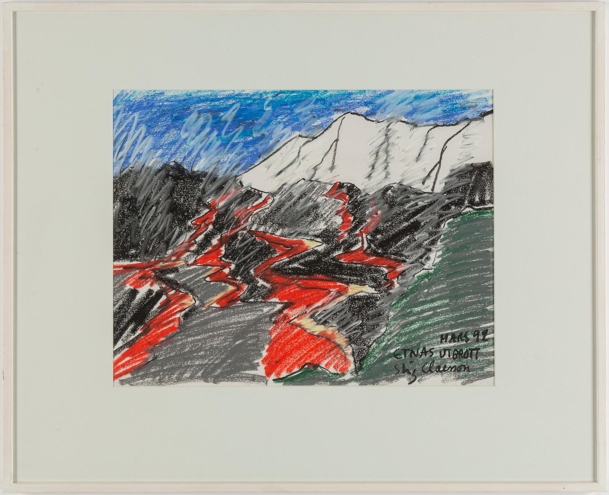 STIG CLAESSON, pastel, signed and dated mars -99.