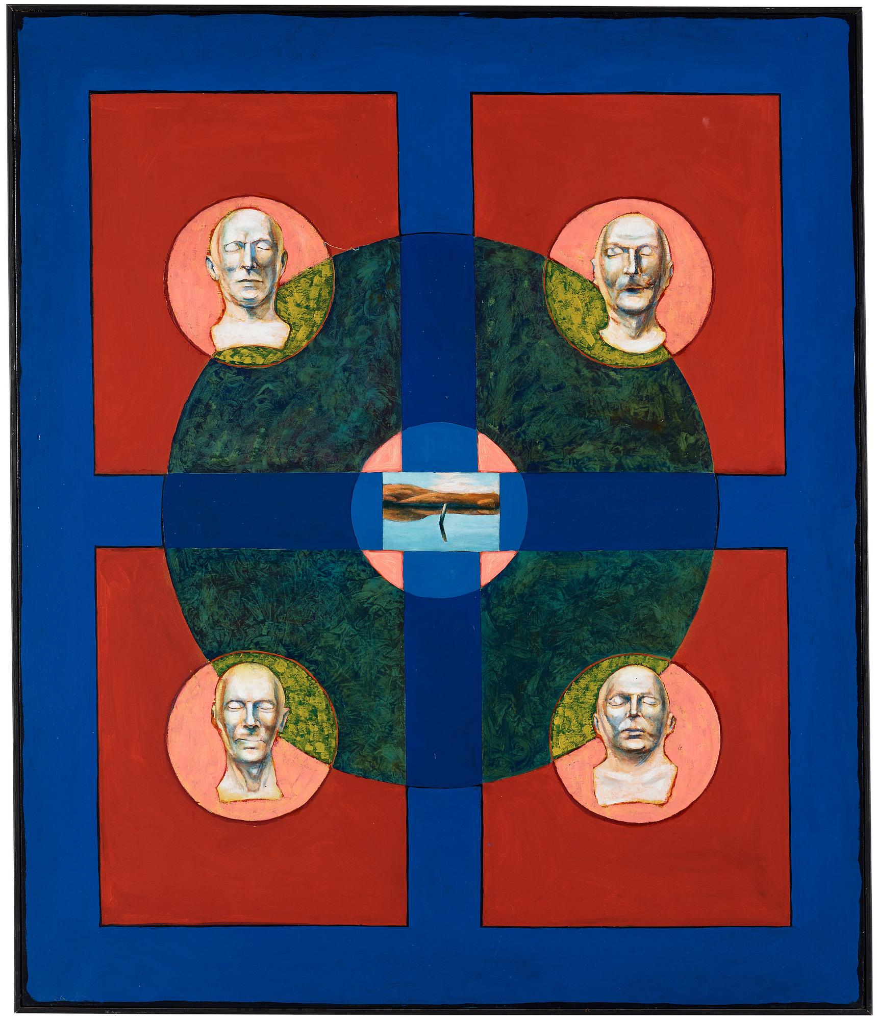 LARS ANDERSSON, oil on canvas, signed on verso.