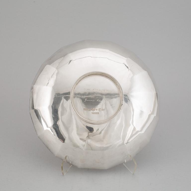 Atelier Borgila, skål, sterlingsilver, Stockholm 1942.