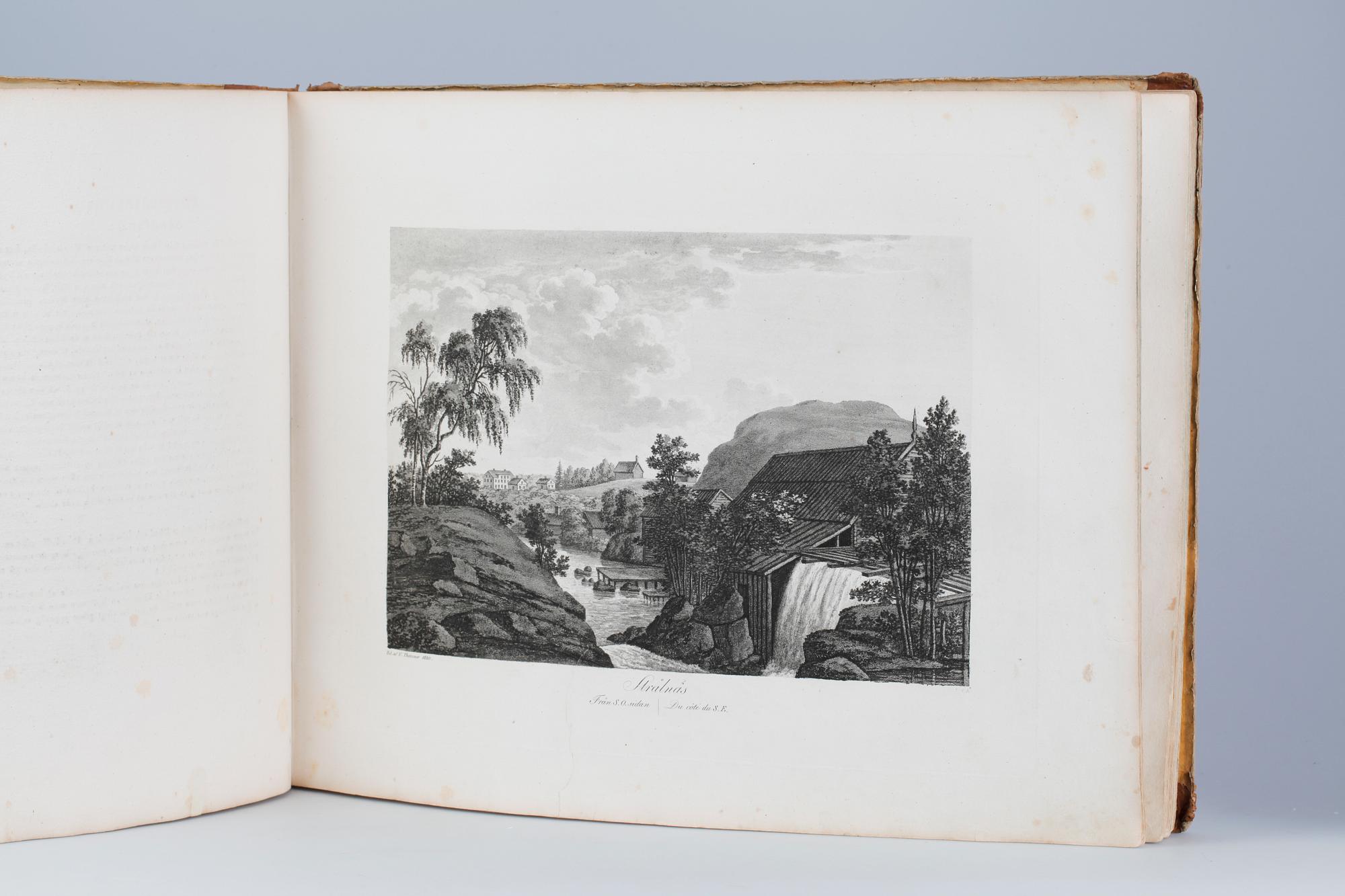 BOK, "Utsigter af Östergöthland/Vues d´Ostrogothie", troligen 1820-26.