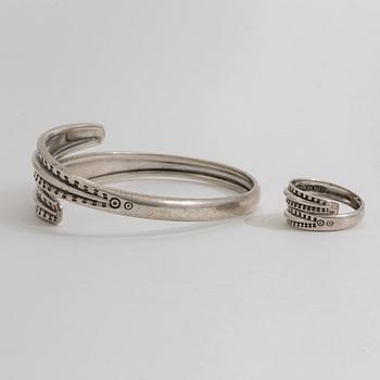 A ring and a bracelet by David-Andersen, Norway.