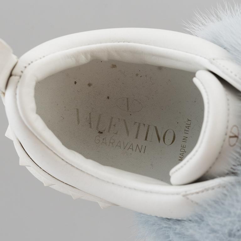VALENTINO, "Mink fur sneakers", size 36,5.