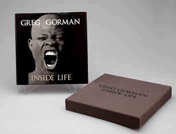 GREG GORMAN, BOK "Inside life", medföljande FOTO, signerat.