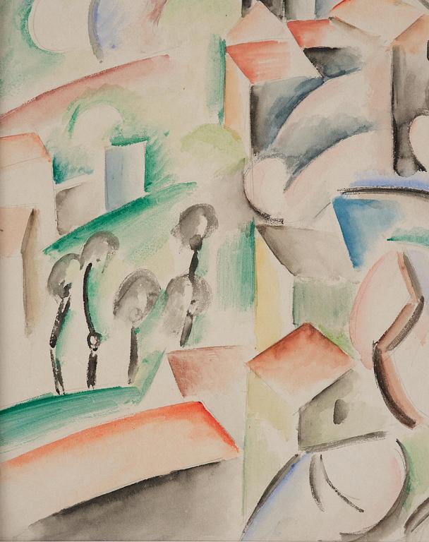 André Lhote, "Village aux arbres en fleurs".