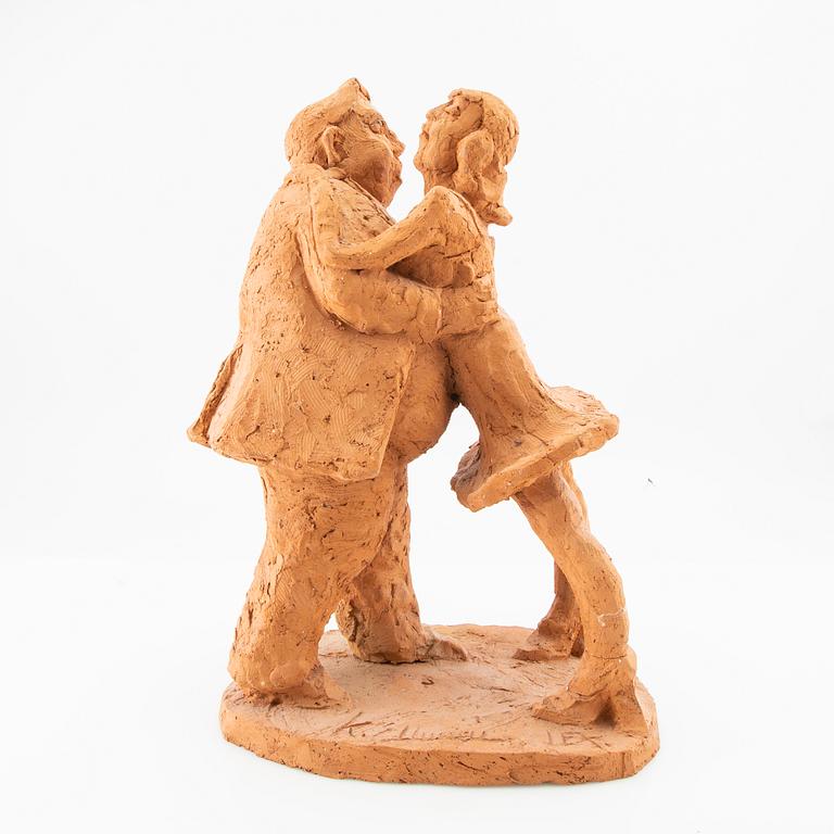 Unknown artist 20th century, sculpture Dancing couple.