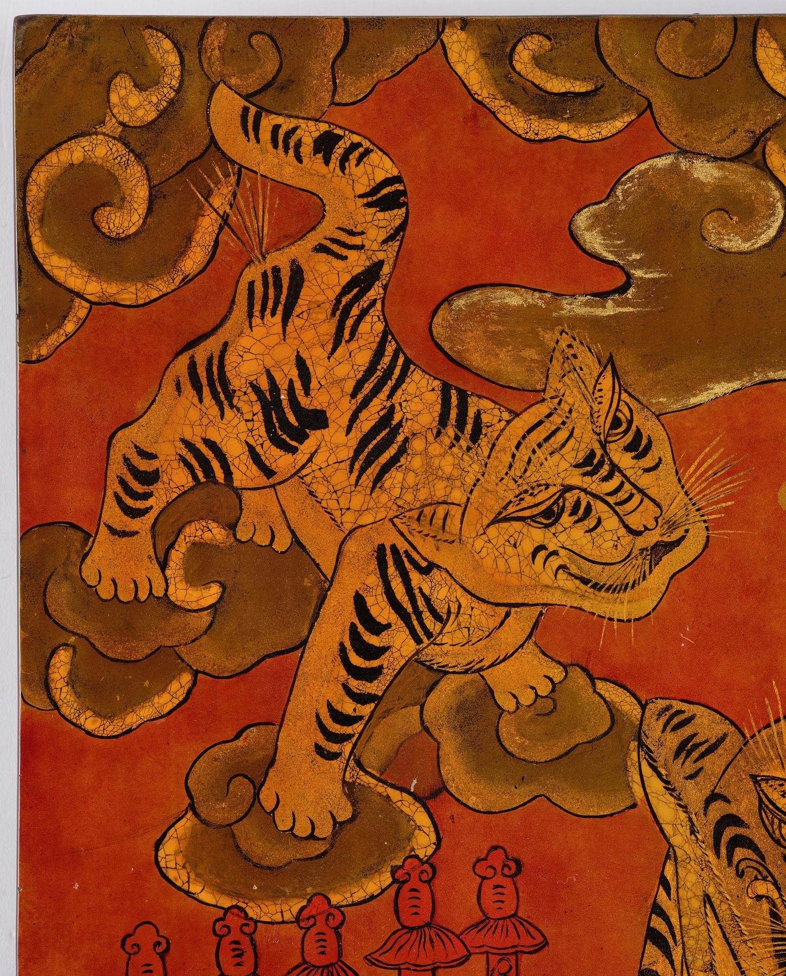 Toan Nguyen Duc, "Five Tigers"/"Cinq tigres", 1985.
