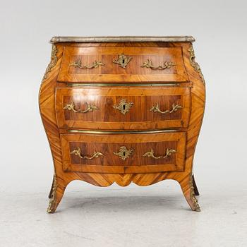 A Rococo chest of drawers, second half of the 18th Century,.