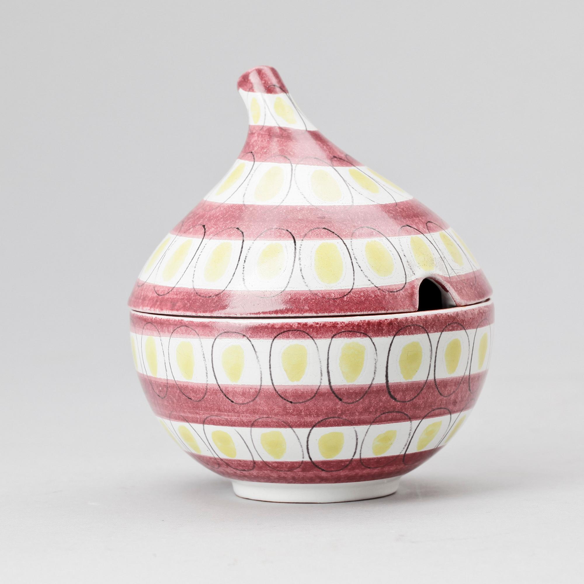 SOCKERSKÅL, fajans, Stig Lindberg, Gustavsberg.