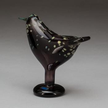 FIGURIN, glas, signerad Oiva Toikka, Nuutajärvi Notsjö.