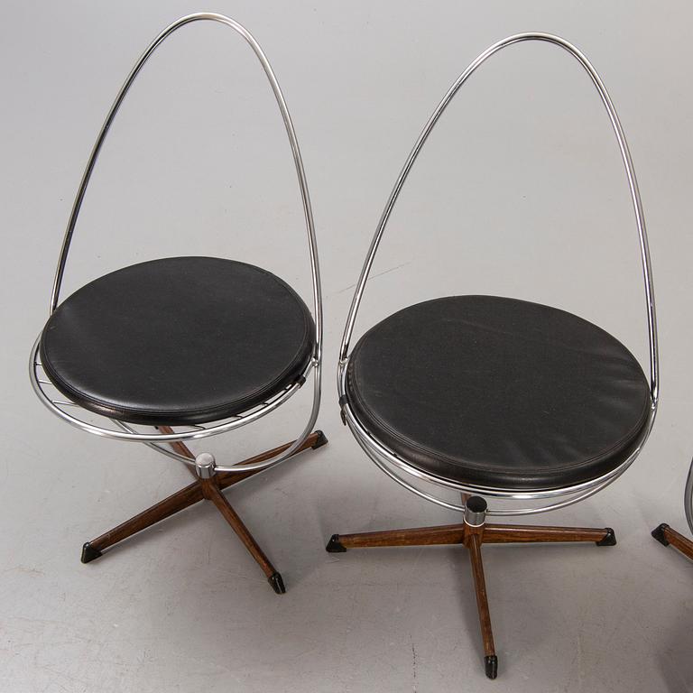 Arne Dahlèn, stolar, 4 st, Dahléns Dalum Fåtölj industri AB, 1950-60-tal.