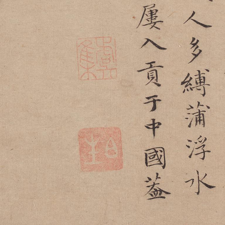 A Chinese album with paintings of Envoys Presenting Tribute  职贡图(Zhigong tu), probably 17thCentury, after an old master.