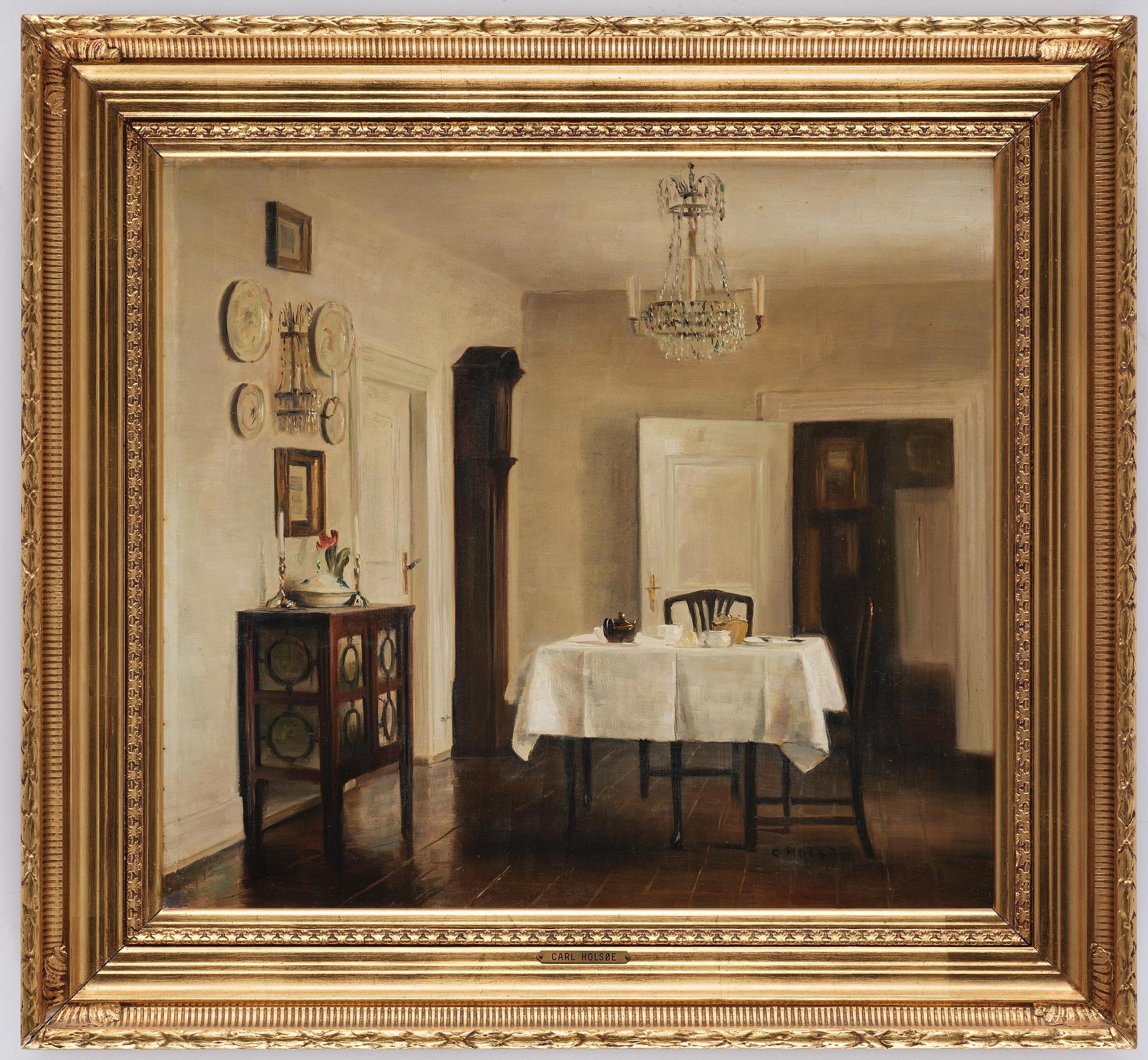 Carl Holsoe, "Interiör".