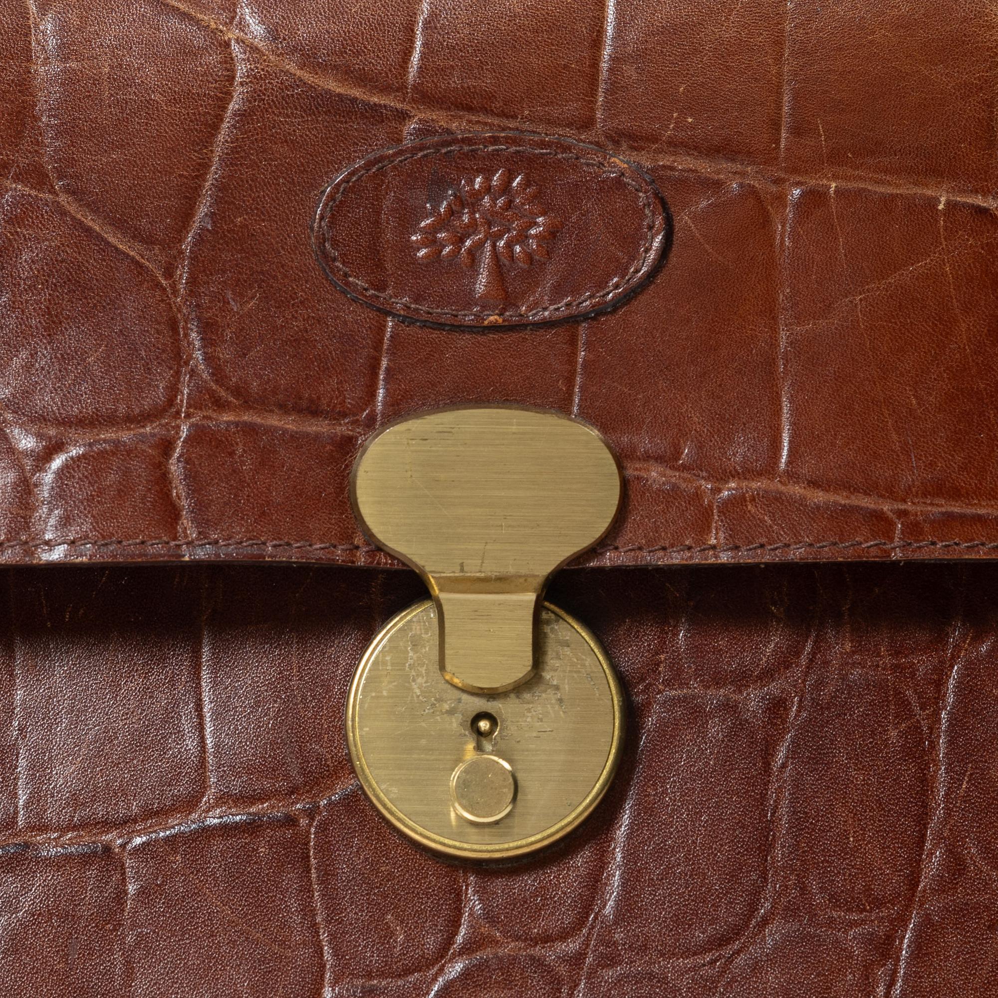 Mulberry, portfölj, vintage.