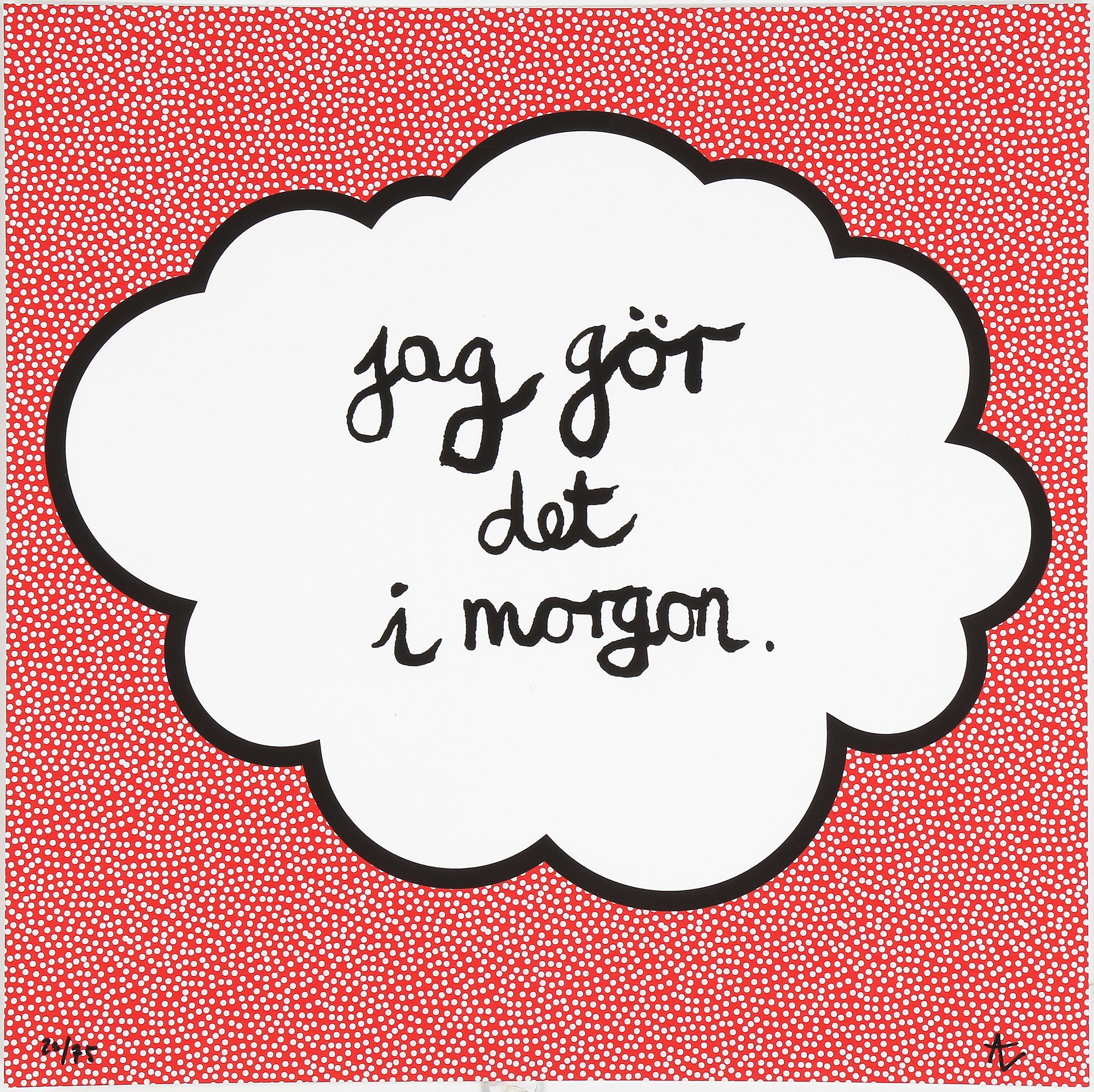 ANDREAS LUNDBERG, litografi, signerad och numrerad 20/75.